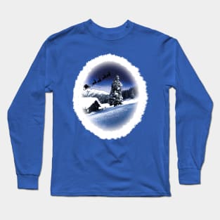 Santa's sleigh Long Sleeve T-Shirt